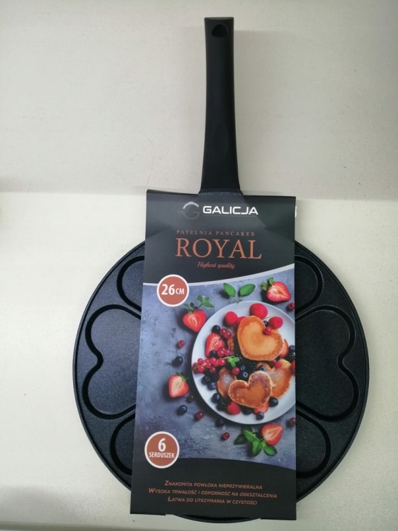 Patelnia do naleśników Galicja r 26 cm non-stick (nieprzywierająca)