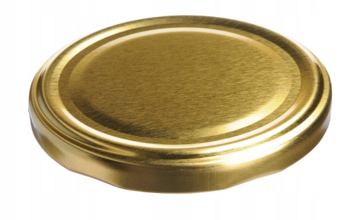 Zakrętki do słoików 6tki, 82 mm złote 10 sztuk