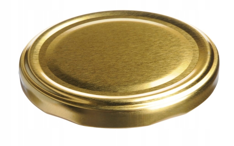 Zakrętki do słoików 6tki, 82 mm złote 10 sztuk