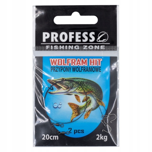 Przypon Profess Wolframowy wolfram 2 kg 20 cm 2 szt.