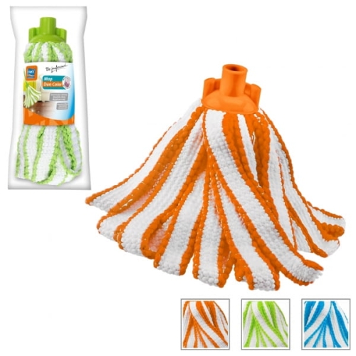 Mop sznurkowy Ravi Wkład do mopa z mmikrofibry chłonny sznurkowy DUO COLOR