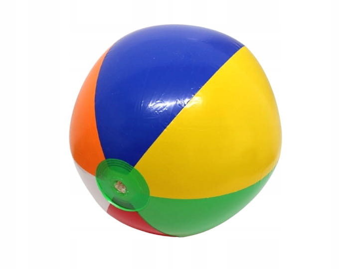 Piłka plażowa 35 cm kolorowa dmuchana