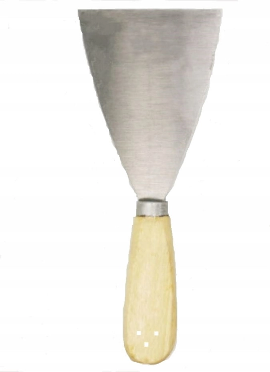 Szpachelka szpachla budowlana drewniana rączka szerokość 6 cm