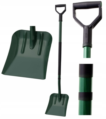 Łopata piaskowa metalowa z rączką , szufla wzmocniona kard solidna