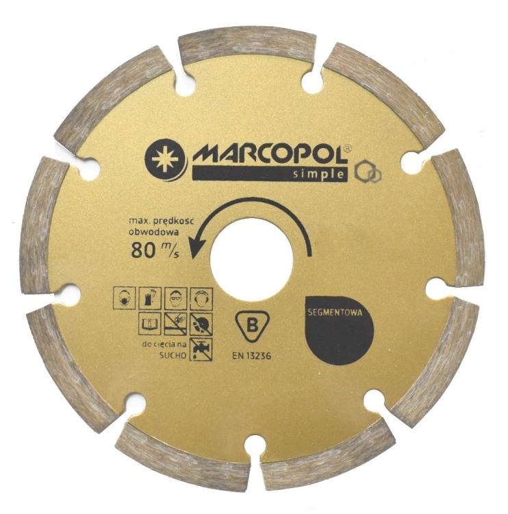 Tarcza diamentowa MarcoPol 125x22,2 mm