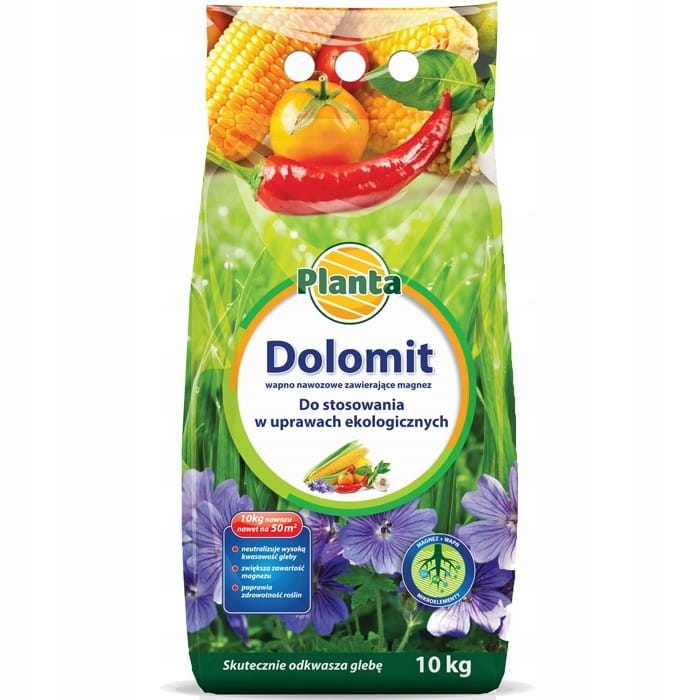 Nawóz wieloskładnikowy Planta DOLOMIT magnez+wapń 10kg