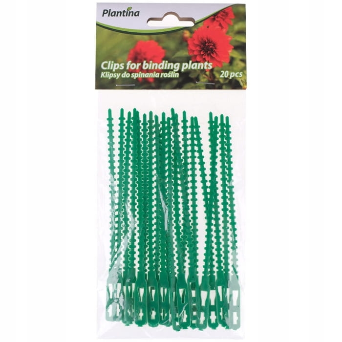 Opaski zaciskowe do roślin 14 cm 20 szt. Plantina
