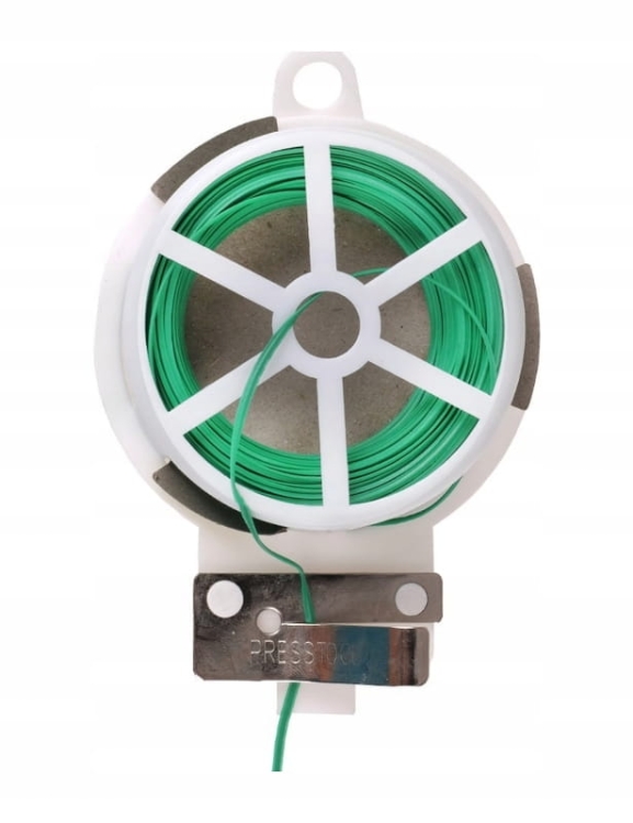 Drut drucik ogrodowy powlekany pcv 20m + obcinacz