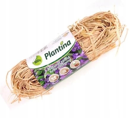 Rafia Naturalna Dekoracyjna Ozdobna 100G