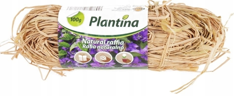 Rafia Naturalna Dekoracyjna Ozdobna 100G