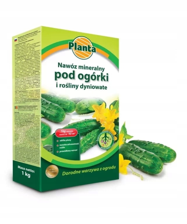 Nawóz do ogórków i dyni wieloskładnikowy Planta granulat 1 kg 1 l