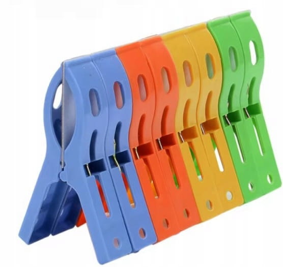 Klamerki do bielizny 48 sztuk kolorowe