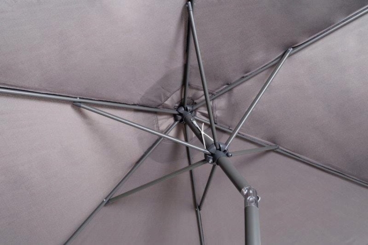 Parasol klasyczny Galicja szary 300 x 200 cm IBIZA