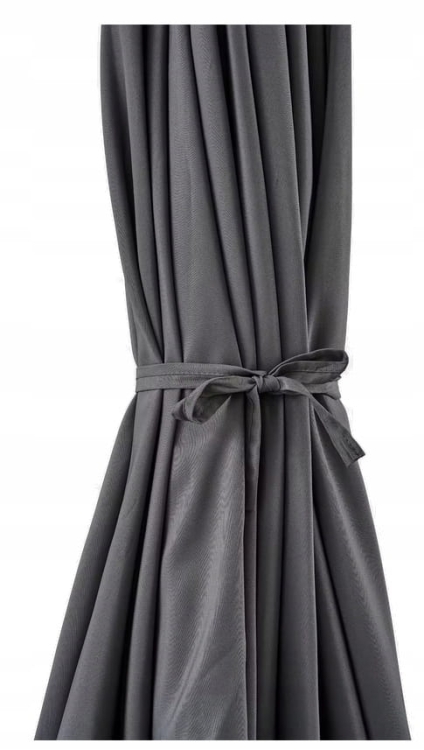 Parasol klasyczny Galicja szary 300 x 200 cm IBIZA