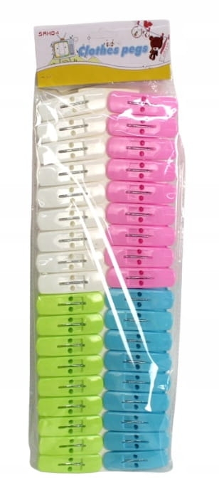 Klamerki spinacze do bielizny 36 szt.