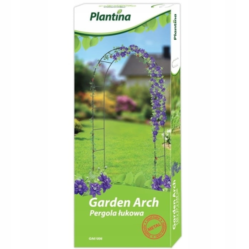 Pergola metal Plantina łuk 240 cm podpora pod kwiaty róże