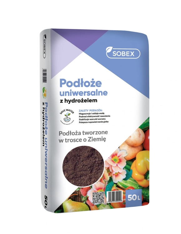 Podłoże uniwersalne z hydrożelem 50l