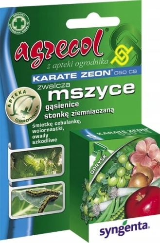 Środek na mszyce stonkę gąsienica Agrecol Karate Zeon 050CS 2027 20 ml