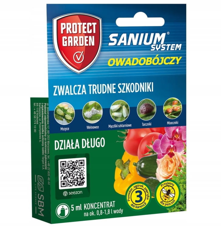 Oprysk na mszycę Sanium System – Na Szkodniki – 5 ml Protect Garden