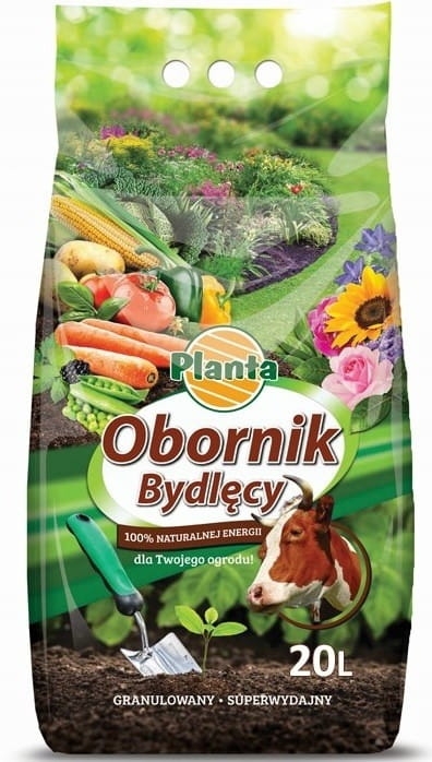 Nawóz Planta obornik Bydlęcy granulowany BIO 20 L