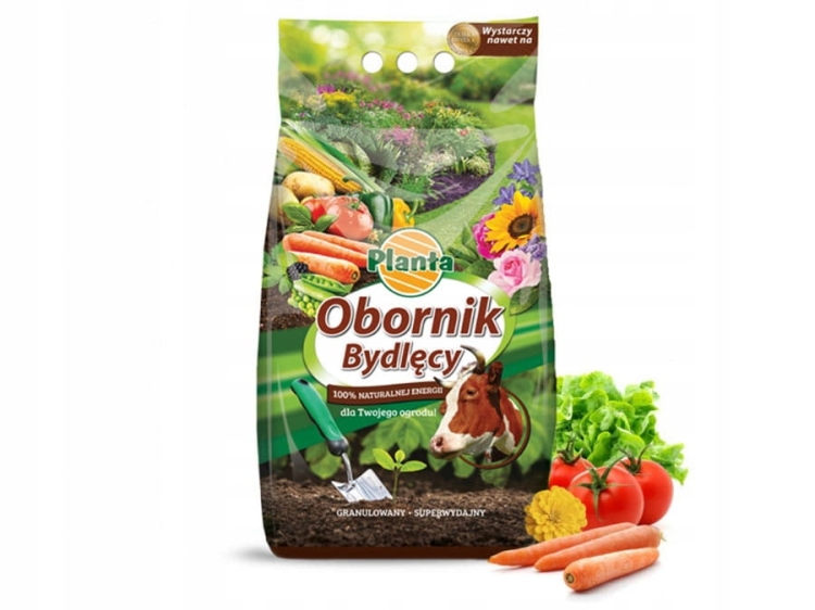 Nawóz wieloskładnikowy Planta obornik 3 kg 5 l