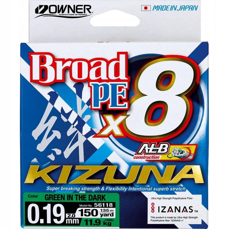 Plecionka Owner Kizuna 0,13 mm x 135 m
