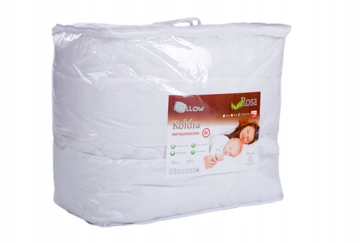 Kołdra całoroczna 200x220 antyalergiczna pikowana polski produkt miękka