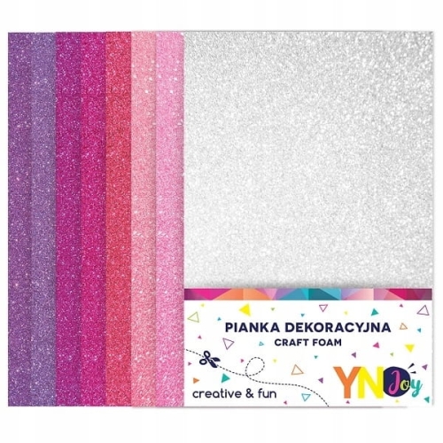 Pianka wielokolorowy Interdruk 21 cm x 8 szt.