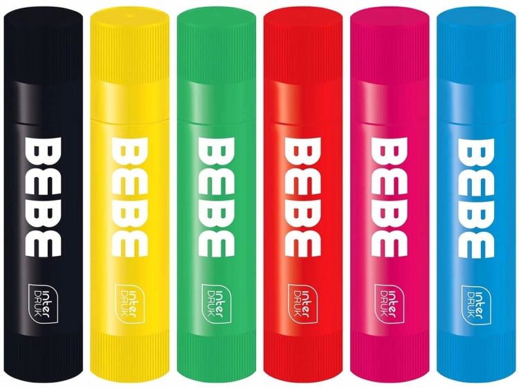 Kredki żelowe Interdruk 6 szt. mix wzorów