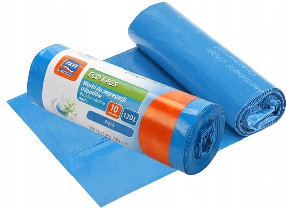 Worki na śmieci do papieru Ravi Worki Eco Bags 120l 10 szt.