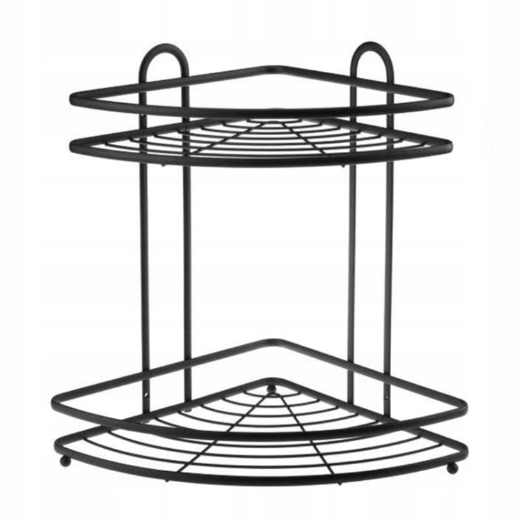 Półka łazienkowa Galicja Nives 23x33 cm czarna