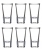 Kieliszki do wódki gładkie SALUTE 28 ml 6 sztuk grube szkło vodka glass