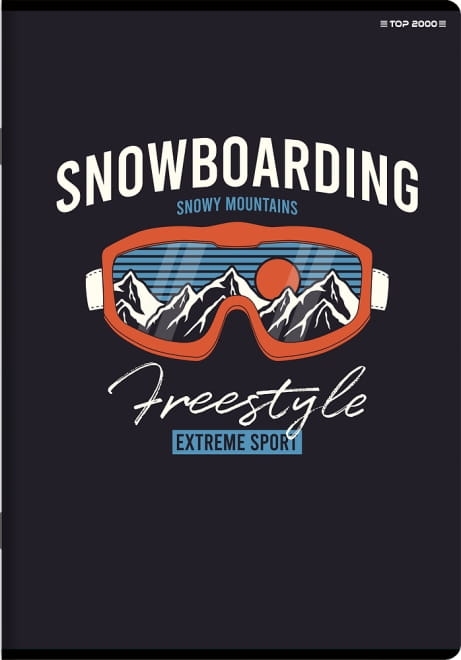 Zeszyt w kratkę A5 TOP-2000 60 kartek