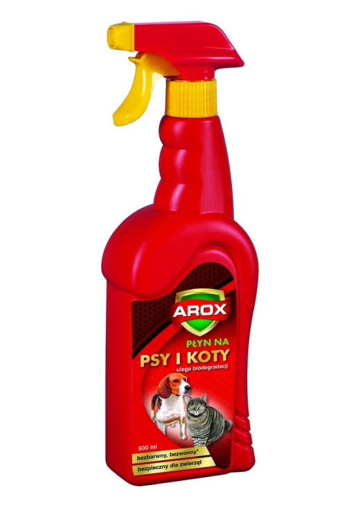 Płyn przeciwko kotom, psom Arox 0,5 kg
