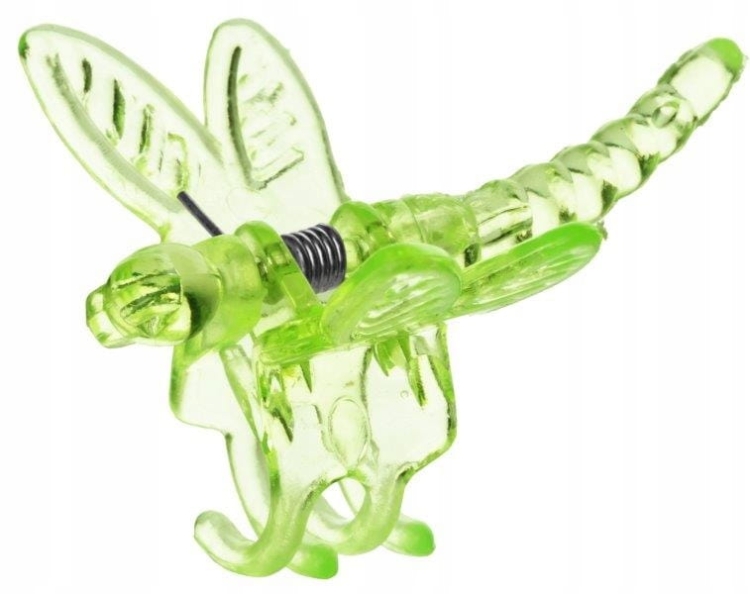 Klipsy do storczyka zielone VERDENIA 4szt.