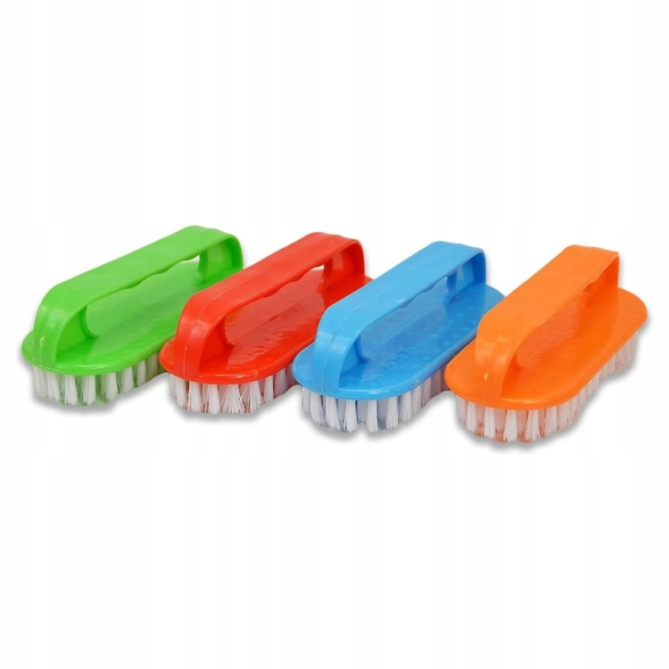 Szczotka manualna do szorowania żelazko 13cm MIX kolorów 1 szt.