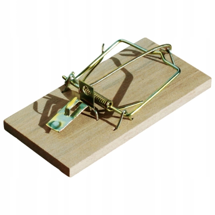 Łapka na myszy drewniana Bross