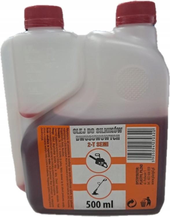 Olej do silników dwusuwowych 1:50 500ml z dozownikiem