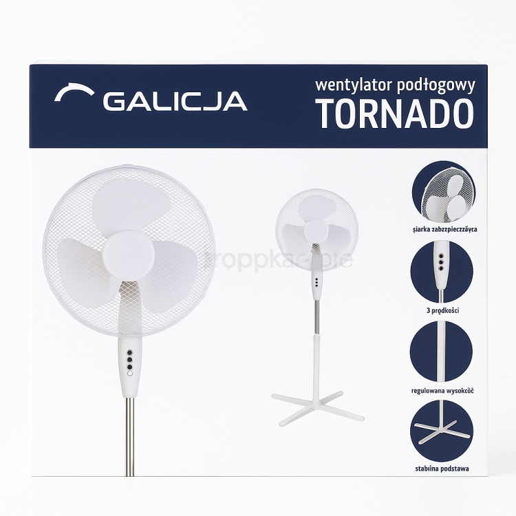 Wentylator podłogowy regulowany TORNADO