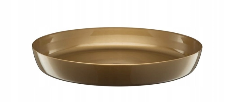 VERDENIA złota podstawka pod doniczkę Cristal 15,5 cm – elegancka ochrona powierzchni