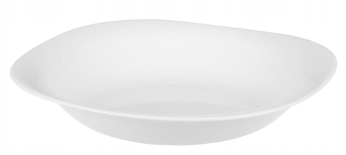 Talerz głęboki QUADRO 23 cm – elegancki i trwały talerz ze szkła marki Galicja