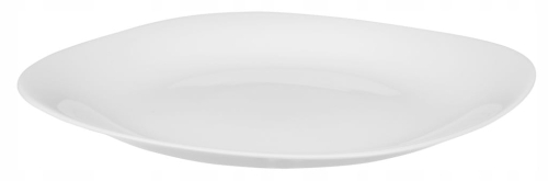 Talerz płytki QUADRO 28 cm – elegancki talerz ze szkła w nowoczesnym kształcie
