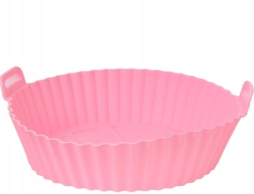 Silikonowy Wkład do Airfryera 16 cm Różowy – Odporny do 220°C | Ekologiczny