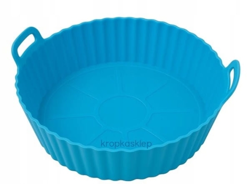 Silikonowy Wkład do Airfryera 16 cm Niebieski – Odporny do 220°C | Ekologiczny