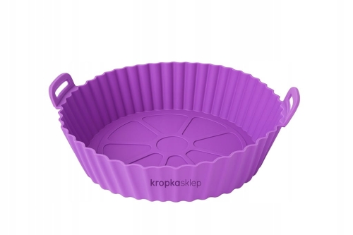 Silikonowy Wkład do Airfryera 16 cm Fioletowy-Odporny do 220°C Ekologiczny