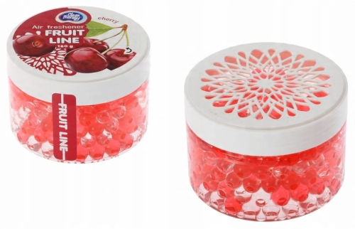 Odświeżacz Powietrza Fruit Line Cherry 160g – Żelowe Kuleczki o Zapachu Wiśni, Długotrwały Aromat