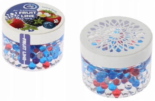 Odświeżacz Powietrza Fruit Line RAVI Forest Fruits 160g – Owocowy Zapach Żelowych Kuleczek