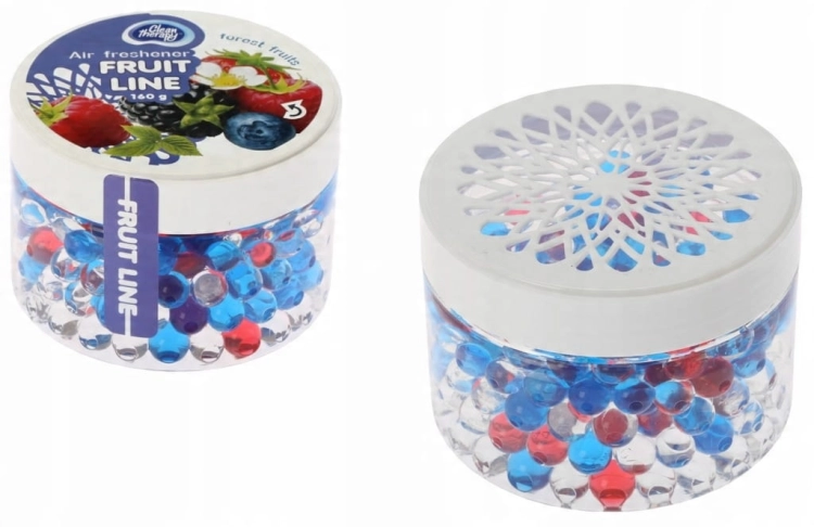 Odświeżacz Powietrza Fruit Line RAVI Forest Fruits 160g – Owocowy Zapach Żelowych Kuleczek