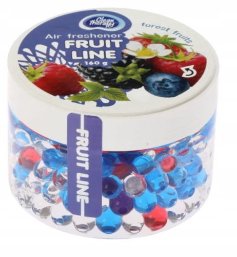 Odświeżacz Powietrza Fruit Line RAVI Forest Fruits 160g – Owocowy Zapach Żelowych Kuleczek
