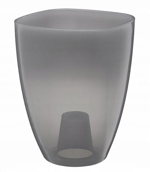 Osłonka do storczyka KAJA – transparentna, jasnoszara, polipropylenowa